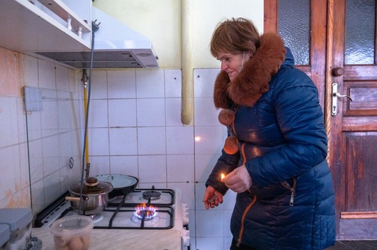 The inhabitants of the front -line from Otarkoyskaya Street now also have gas in houses