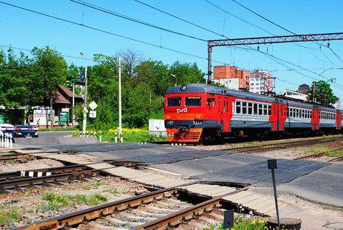 electric train Gatchina St. Petersburg