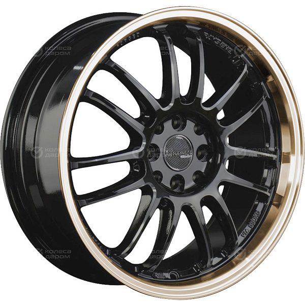 Wheel disk PDW Re 30 Club Sport 7.0xr17 5x114.3 ET40 DIA67.1 Black matte, bronze shelf in Surgut