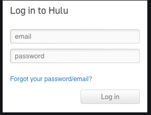 Hulu login