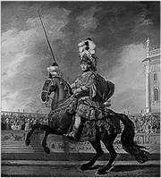 G. G. Orlov in a costume of the Roman warrior (right). 1766-1772, GE