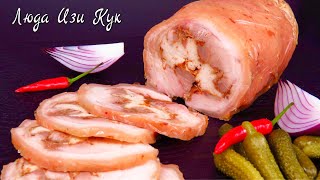 [Sub] Homemade Pork Knuckle Roll Pork Shank Roll Recipe #ludaeasycook #positivecuisine #knucKleroll