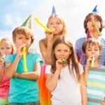 Funny games and contests for a children's company