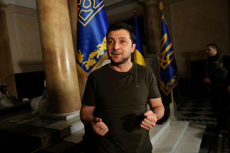 President of Ukraine Volodymyr Zelensky